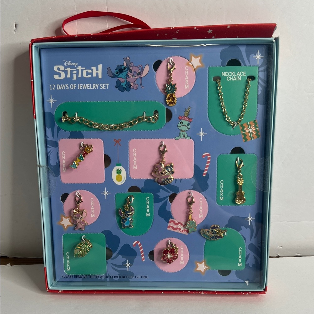 Disney Stitch 12 Days of Jewelry Set